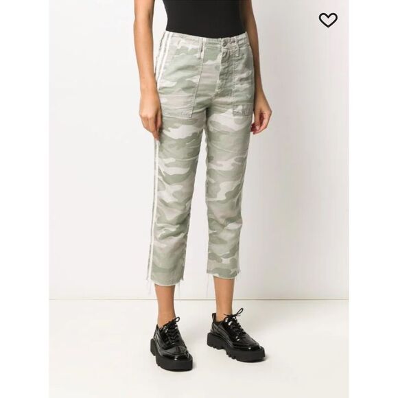 Mother NEW Women's Shaker Chop Camouflage Print‎ Pants size 27 - Picture 1 of 6